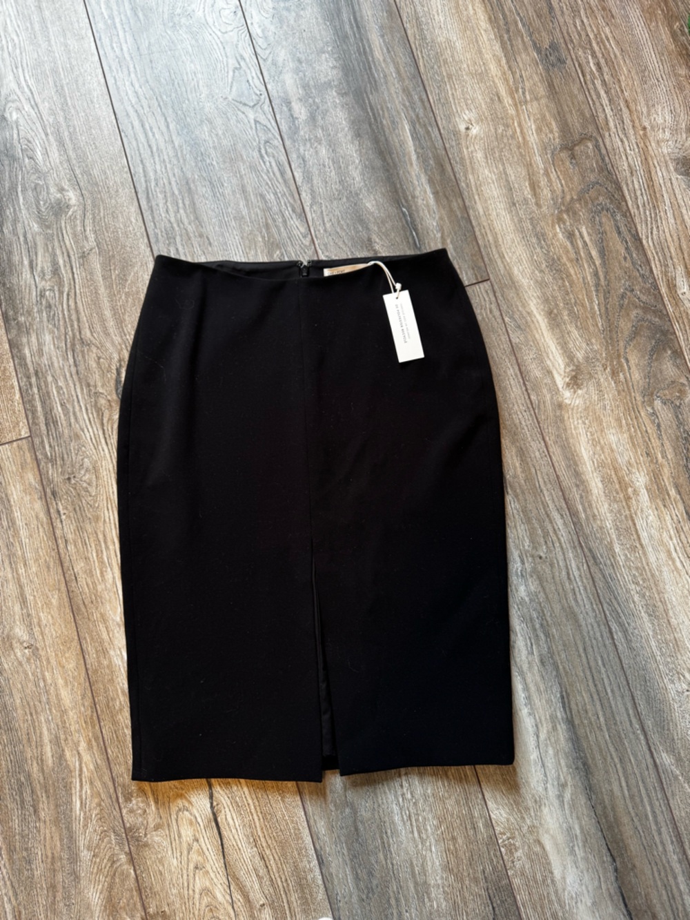 OAK + FORT Black Tailored Pencil Skirt
